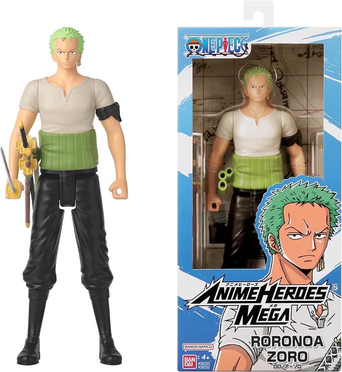 ANIME HEROES MEGA - One Piece - Roronoa Zoro 12" Action Figure