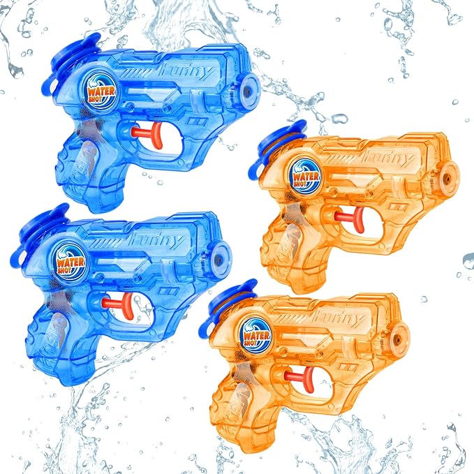 Mini Water Gun for Kids Toddler: Water Guns Soaker Squirts Blasters with Trigger for Boys Girls Summer Outdoor Swimming Pool Water Fighting Toys