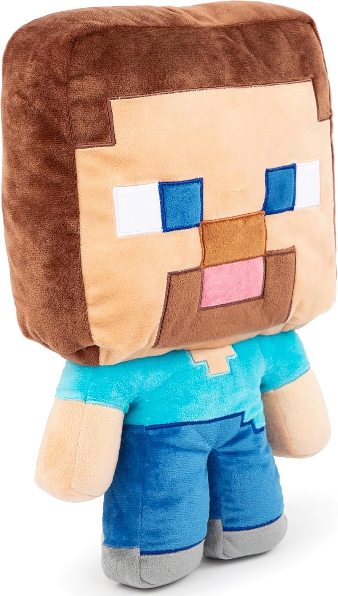 Jay Franco Plush Pillow Buddy Super Soft Polyester Microfiber | Mojang Minecraft Steve 16 inch