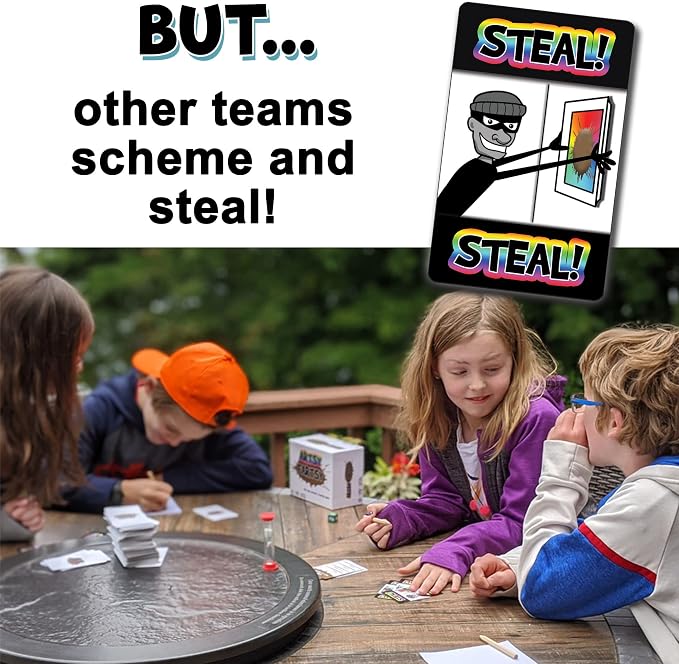 TwoPointOh Games Artsy Fartsy Drawing Game, Two-Time Winner USA Today Best Gift for Families, Team Game for Kids and Adults, Ages 10 Plus, 4-12 Players
