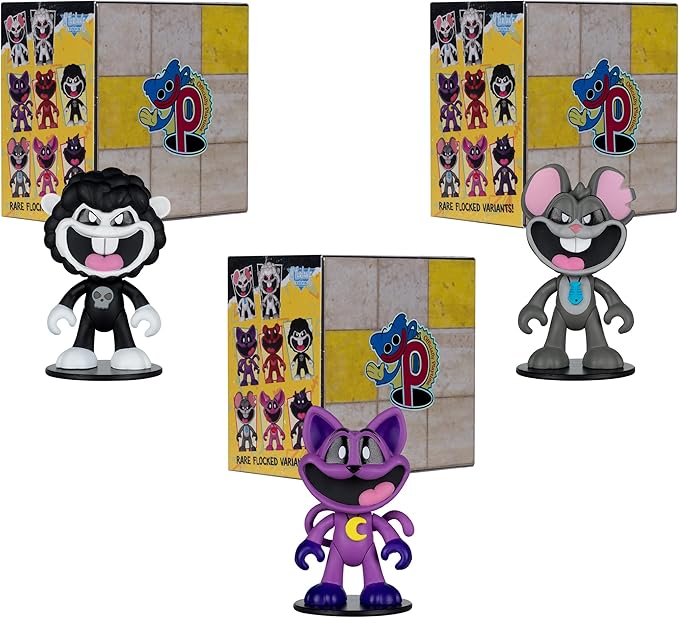 McFarlane Toys- Poppy Playtime 2.5in Critter Mini Figure Blind Box (Series 1) 3 Pack