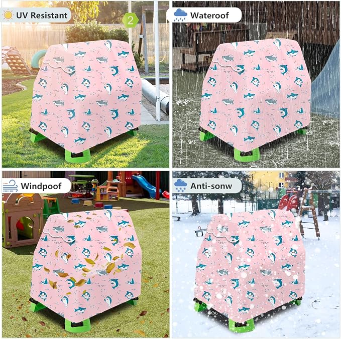okcool Kids Water Table Cover Fit Water Table,Outdoor Water Table Toys Cover, A Wide Selection of Cute Colors and Patterns