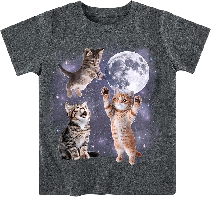 Lovekider Cotton Shirt for 3-6T Boys Truck Dinosaur Toddler Kids T-Shirt Short Sleeve Excavator Construction T-Rex Tee Shirts