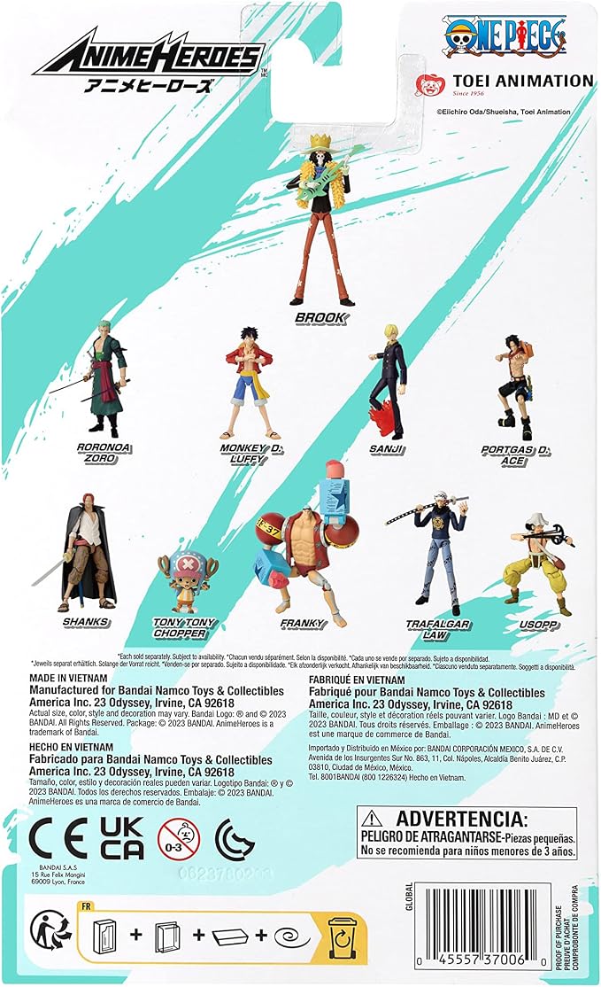 ANIME HEROES - One Piece - Brook Action Figure