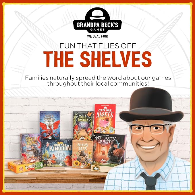 Grandpa Beck's Games Skull King - The Ultimate Pirate Trick Taking Card Game | Strategy Game for Friends, Family, Game Night | from The Creators of Cover Your Assets | 2-8 Players Ages 8+ (Base Game)