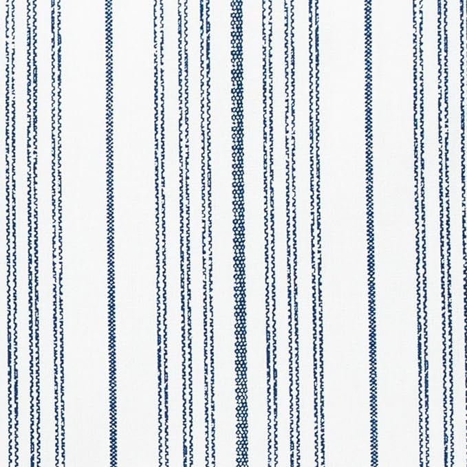 Nautica - Queen Sheets, Cotton Percale Bedding Set, Crisp & Cool, Coastal Home Decor (Beaux Stripe Navy, Queen)