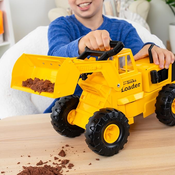 Tonka Retro Collector's Edition - Made with 2X More Steel, Kids Construction Toy, Metal Truck, Toy Truck for Boys and Girls, Kids, Toddlers, Ages 3+, Front Loader - Amazon Exclusive