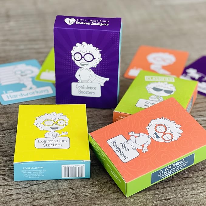 Confidence Building Cards for Kids | 50+ Positive Affirmation & Self-Esteem Building Activities | Mindfulness, Emotional Intelligence & Self-Reflection Deck | Screen-Free Learning Tool for Ages 4+