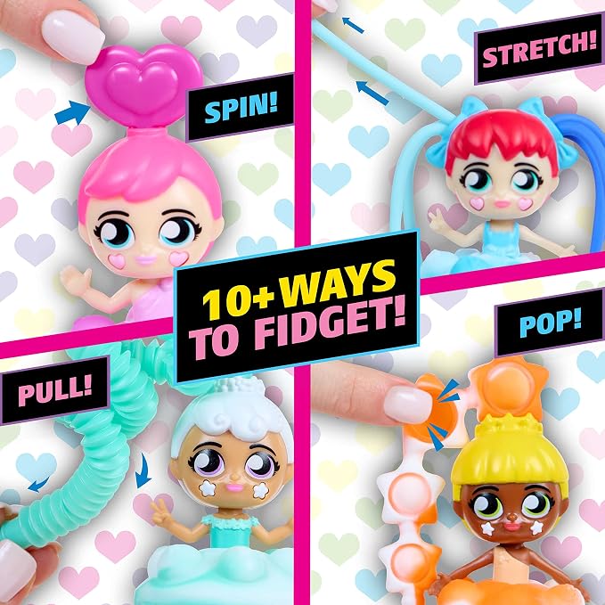 Fashion Fidgets Dolls – Sensory Toy Doll for Kids Anxiety and Stress Relief – Fidget Toy (2023 Edition)