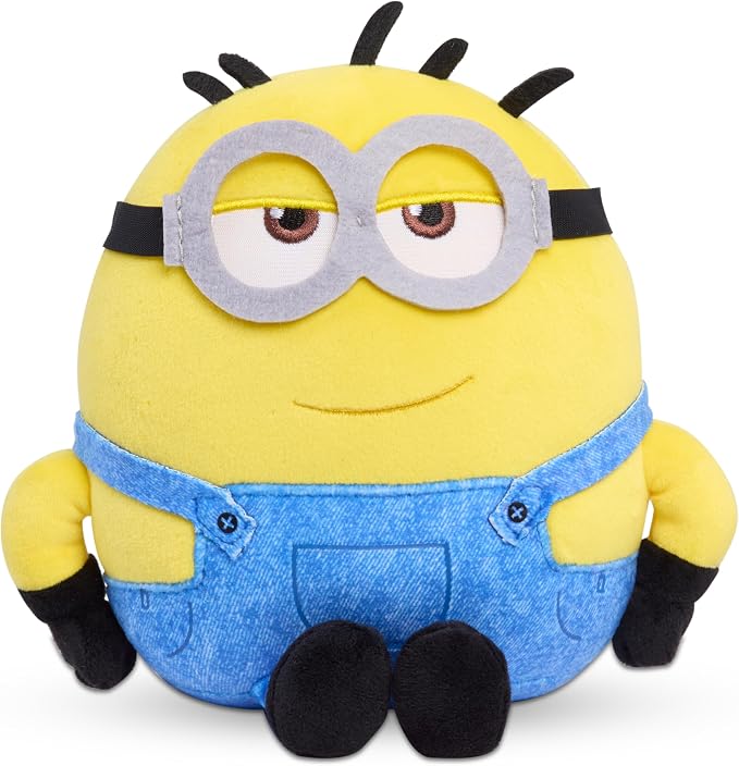 Illumination Minions & Monsters Ed Squooshy Plush Toy | Soft Squishy Stuffed Animal, 7-Inch, Sensory Fidget Toy with Bean Fill, Kids Gift, Ages 3+