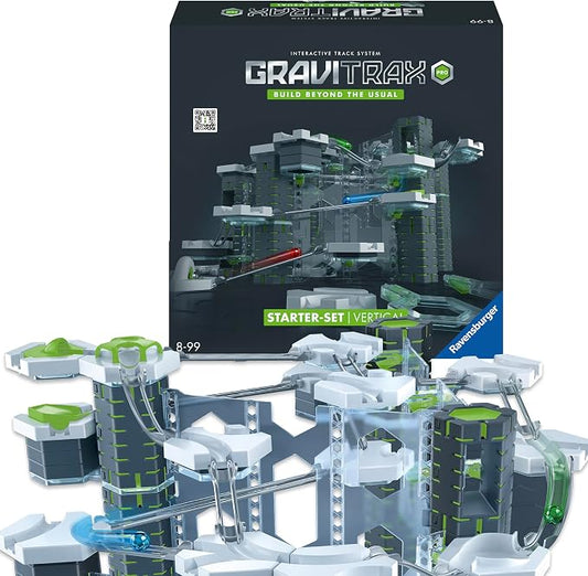 Ravensburger GraviTrax PRO Starter Set - Gravity & Magnetic Marble Game - MESH Accredited STEM Toy for Kids - Brain-Building, Educational Gift - Engages Critical Thinking, Problem Solving - Ages 8+
