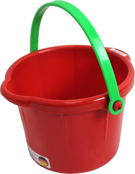 Spielstabil 4" Sand Pail Beach Toy - Beach Bucket for Kids - Perfect Toddler Beach Essentials - Made in Germany (Colors Vary)
