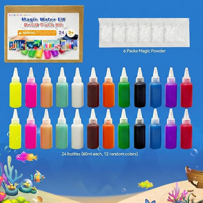 Magic Water Elf Kit (24 Bottle Solid Color gels)