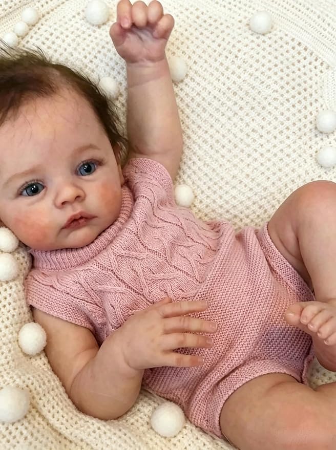 Zero Pam Reborn Baby Dolls Full Body Girl-18‘’ Posable Realistic Babys Doll, Real Looking Baby Doll, Real Life Reborn Dolls for Girls