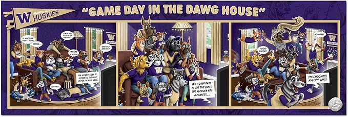 YouTheFan NCAA Game Day in The Dog House - 1000pc Puzzle