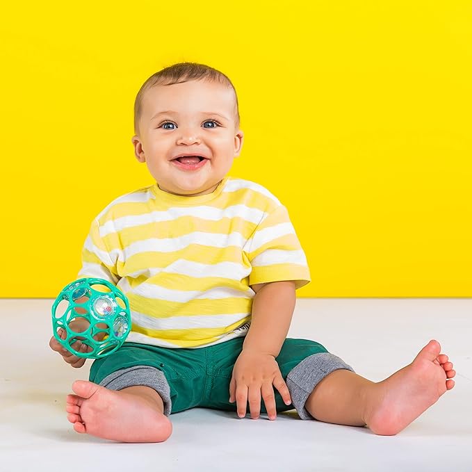 Bright Starts Soothers & Shakers 7pc Gift Set - BPA-Free Baby Rattles, Teethers and Stroller Toys, Unisex, Newborn+