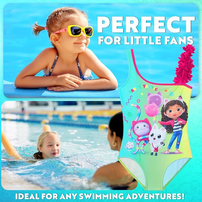 Get Trend One Piece Swimsuit for Girls Teens Kawaii Bathing Suit Cute Swim Suit Swimwear