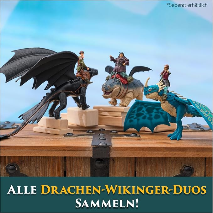 DreamWorks Dragons, How to Train Your Dragon, Deadly Nadder & Astrid, Viking Duo Action Figures, Kids Toys for Boys Ages 4 and up