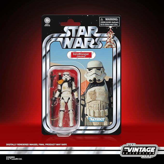 STAR WARS The Vintage Collection Sandtrooper (Squad Leader), A New Hope Premium 3.75 Inch Collectible Action Figure