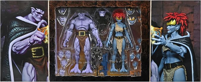 NECA Collectible 2-Pack Gargoyles: Vows Ultimate 7" Scale Action Figures - Goliath and Demona
