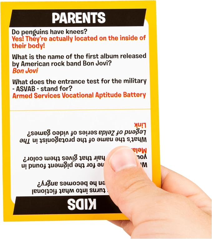Spin Master Beat The Parents Board Game for Families and Kids Aged Over 5, (6062192)