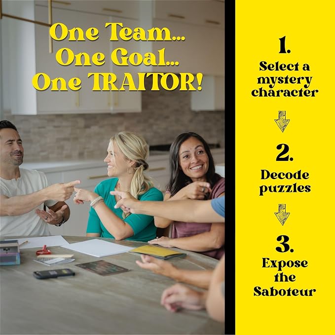 Mystery Escape Room Games for Adults – Detective Puzzle & Mystery Adventure Series (Sneaky Sabotage)