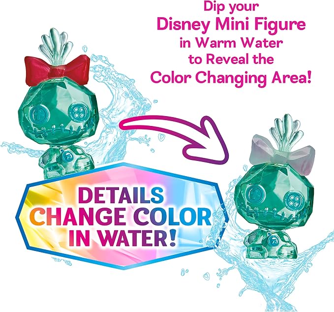 Cra-Z-Art Disney Crystal Surprise Series 1, Mini Collectible Crystal Figures with Activity Compound, Collectible Blind Bag Inspired Figures, Kids Toys for Ages 3 and Up (Pack of 2)