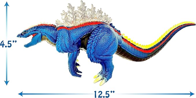 TwCare Set of 2 Monster Terrestris & Amphibia Singular Point Continuity Toys, Dragon Dinosaur Reiwa era Action Figures 13'' Head to Tail, Movie Monster Series, Travel Bag