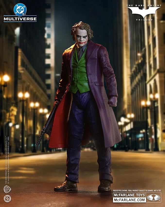 McFarlane Toys- DC Multiverse The Joker (The Dark Knight) 7in Action Figure (Deluxe Theatrical Edition)