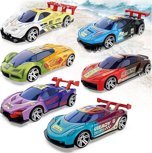 Color Changing Cars Toys Bath Toys for Kids Ages 1-3 4-8 Goodie Bags Fillers for Kids Grandkids Pool Water Toys Boys Birthday Car Gifts Sensory Die-Cast Toys Mini Sensory Toys Theme Party Giveaways