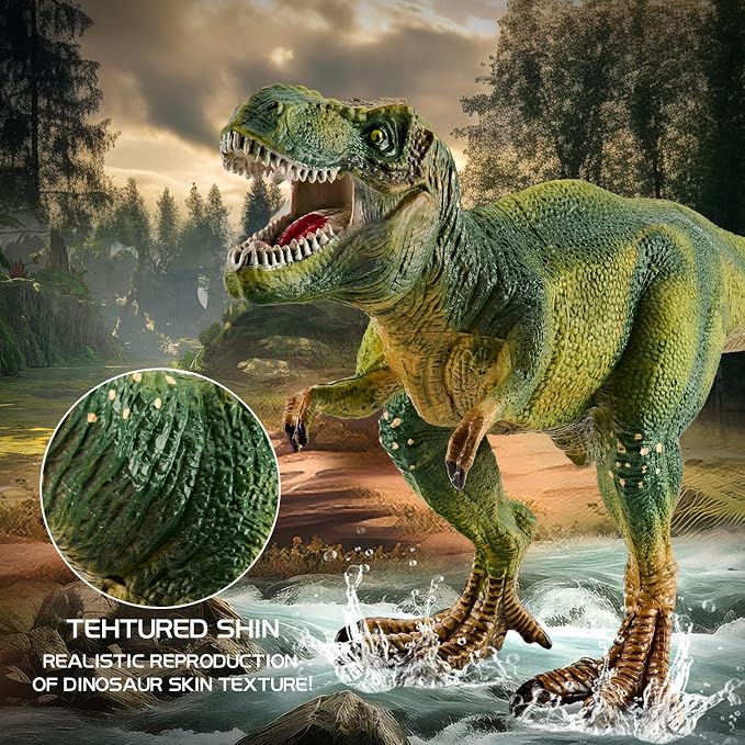Dinosaurs - 11", T Rex Dinosaur Toy - Tyrannosaurus Rex Action Figure with - Realistic Dino Figurine - Trex Figure for Boys and Girls - Big Dinosaur Toys for Kids Ages 3+ 34567.Gift for Boys & Girls.
