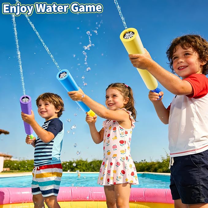 12 Pack Water Squirt Toys for Kids Age 1-3 4-8-12, Toddlers Squirter Toy, Swimming Pool Games Playset, Sensory Beach Outdoor Activity, Water Spraying for Boys Girls Birthday Gifts 3 4 5 6 7 8