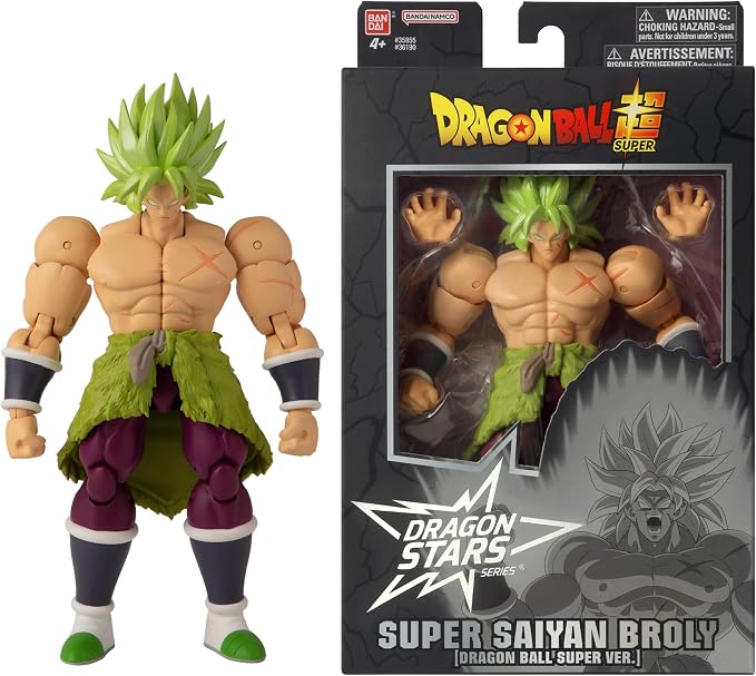 Dragon Stars Series - Dragon Ball Super - Broly Figure (Series 12), 6.5" Action Figure