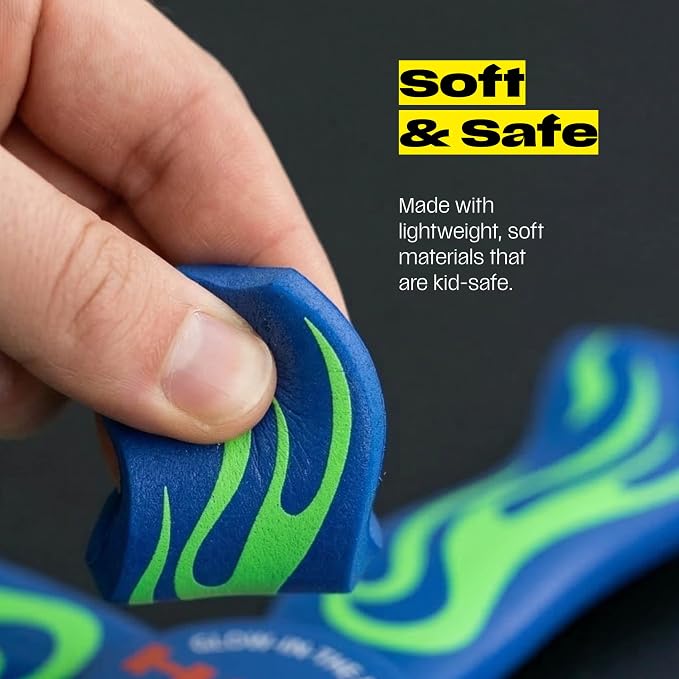 Halo Sport Boomerang for Kids & Adults - 8 9 10 11 12 Year Old Boy Gifts - Sports and Outdoor Toys for Kids 8-12 - Boys Birthday Gifts Ages 8-10 - Outside Fun Toy - Glow-in-the-Dark