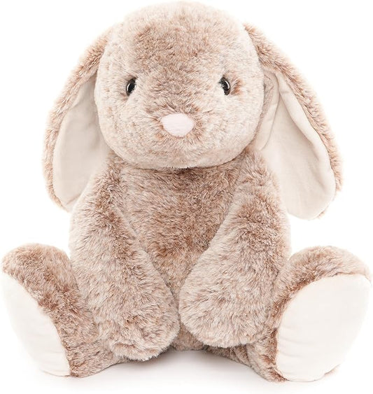 WEIGEDU Bunny Rabbit Stuffed Animals Plush Toys | Floppy Ears, 17.7 inches, Fluffy, Brown, Super Soft for Kids Girls Boys Baby Toddlers, Birthday Bedtime Easter Gift