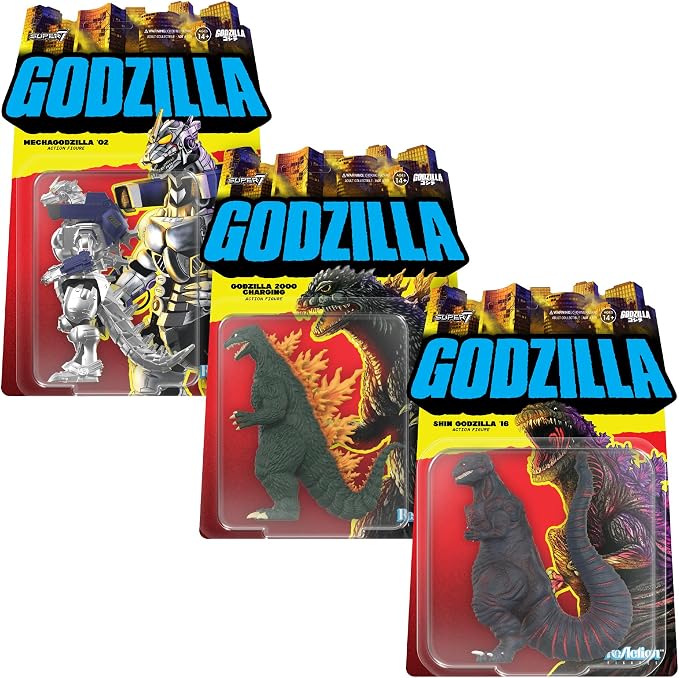 Super7 Reaction Figure Toho Shin Godzilla '16-3.75" Toho Godzilla Action Figure - Classic Monster Movie Collectibles and Retro Toys