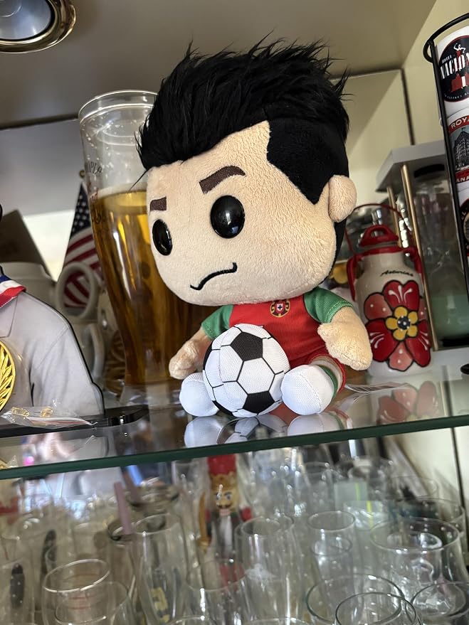 Ronaldo Plush – Soccer Star Collectible with Jersey Number 7 – Peluche de Ronaldo – Soccer Gift for Boys, Girls & Fans – Number 7 Soccer Player Plush Toy