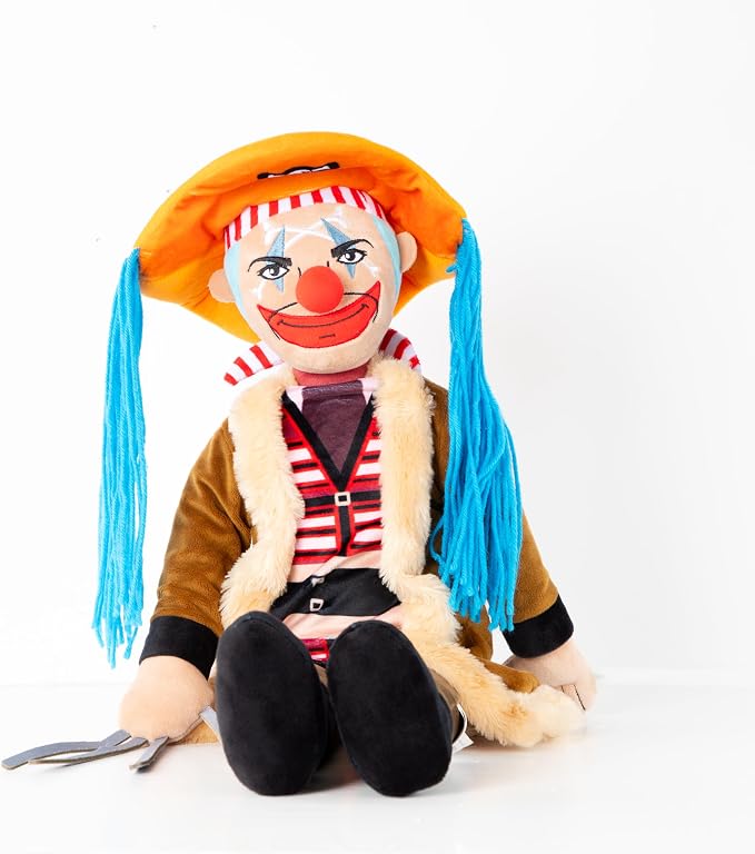 Jay Franco One Piece Buggy Plush Pillow Buddy - Super Soft Clown Character Pillow - Polyester Microfiber, 26 Inches