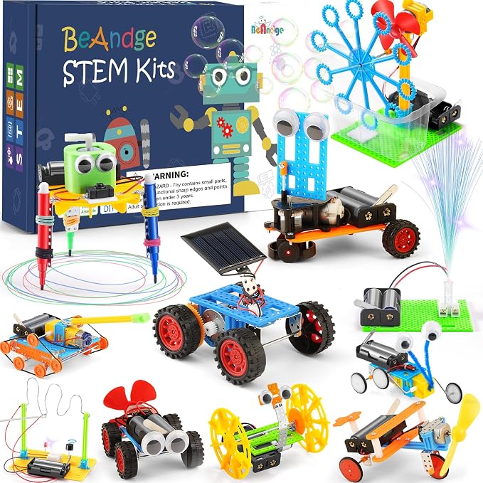 11 Set STEM Kits for Ages 8-13 10-12, Engineering & Physics Science kit, Robot Building Science Experiments, Boys Robotics Toys Gifts for 8-10 11 12 13 14