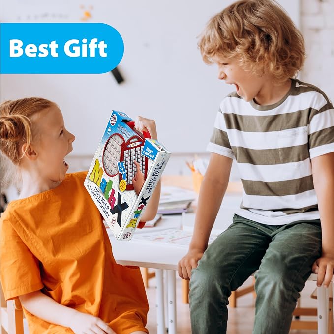 Small World Toys Multiplication Machine, Multiplication Game for Kids 3+, Kindergarten Math Learning & Education Toys, Montessori Math Manipulatives for Home School Classroom, Kids Learning Gift