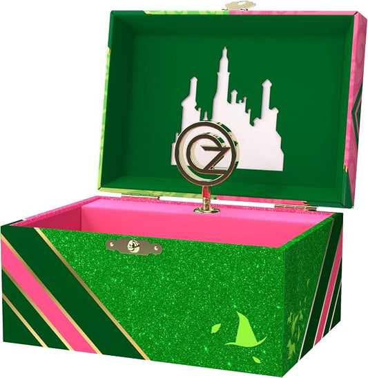 Wicked Jewelry Box for Girls - Musical Jewelry Box with Spinning Figurine, Wicked Toys for Kids Ages 3-5
