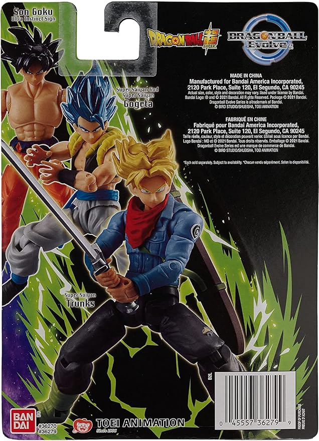 Bandai America - Dragon Ball Evolve 5 Action Figure Super Saiyan Trunks