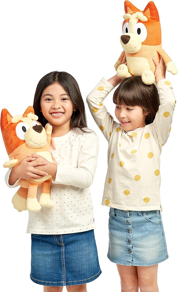 Bluey S2 Jumbo Plush - Bingo, Multicolor, 16 inches (13038)