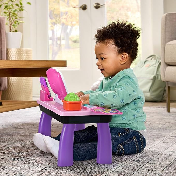 VTech Little CEO Learning Desk Toddler Activity Center, Pink