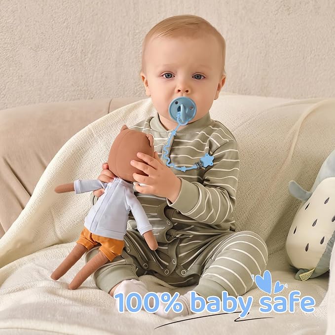 Baby Toy Strap, RTMOK Silicone Bottle Holding Clip, has 1 Toy Strap to Hold Bottles, 3 Toy Straps to Hold Any Toy, Plus 2 Free Silicone Pacifier Clips