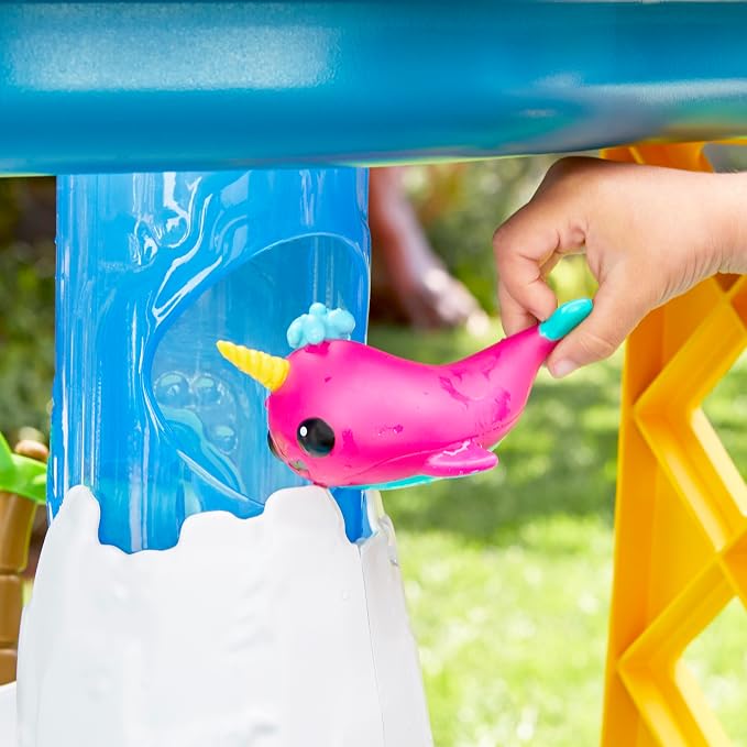 Little Tikes Waterfall Island Water Table (Amazon Exclusive) Activity Playset with Accessories, Outdoor, for Boys and Girls Ages 2-5 Years