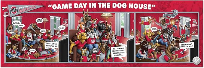 YouTheFan NCAA Game Day in The Dog House - 1000pc Puzzle