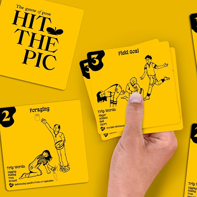 Hit The Pic Party Game - Match The Pose in Fast-Paced Team Play Using Improv and Movement, Perfect for Groups and Family Game Nights - Ages 12+, 2+ Players, 30 Minute Playtime, Made by Fitz