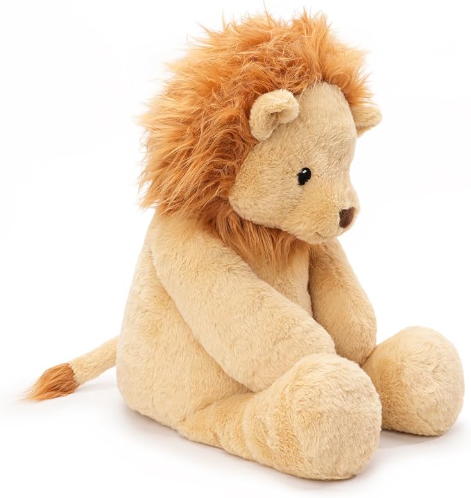 WEIGEDU Dressable Stuffed Animal Fits 3-6M Toddler Clothes, 24.8" Large Plush Toy with Long Limbs for Pretend Play, Soft Huggable Companion - Dog