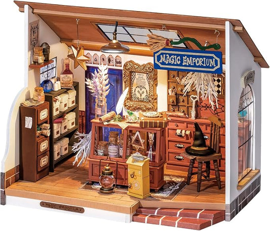Rolife DIY Miniature Dollhouse Room Kit - Magic Potion Store Diorama Kit DIY Crafts Hobbies for Women/Men Gifts for Teens Adults Home Decor